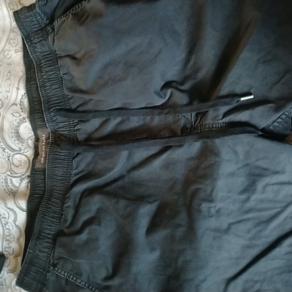 Men's dark grey/ black joggers size L